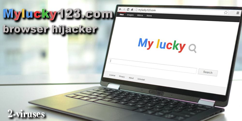 mylucky123.com browser hijacker main homepage 