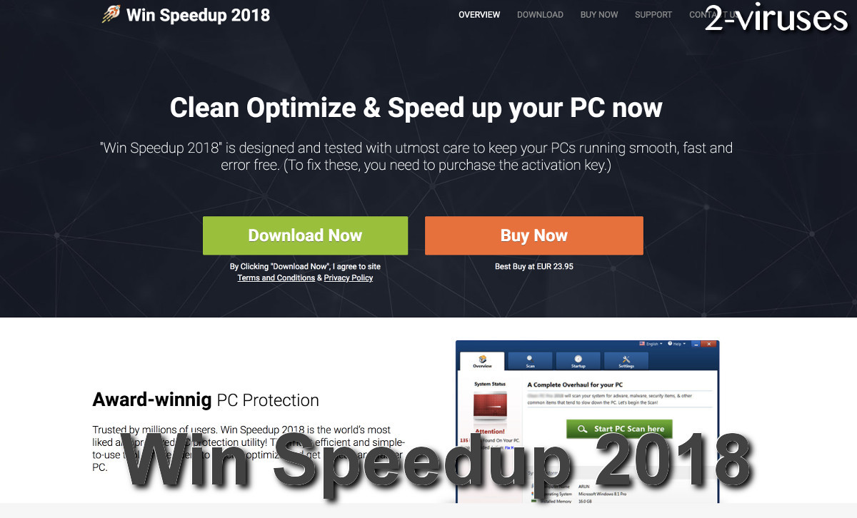 Win Speedup 2018 removal