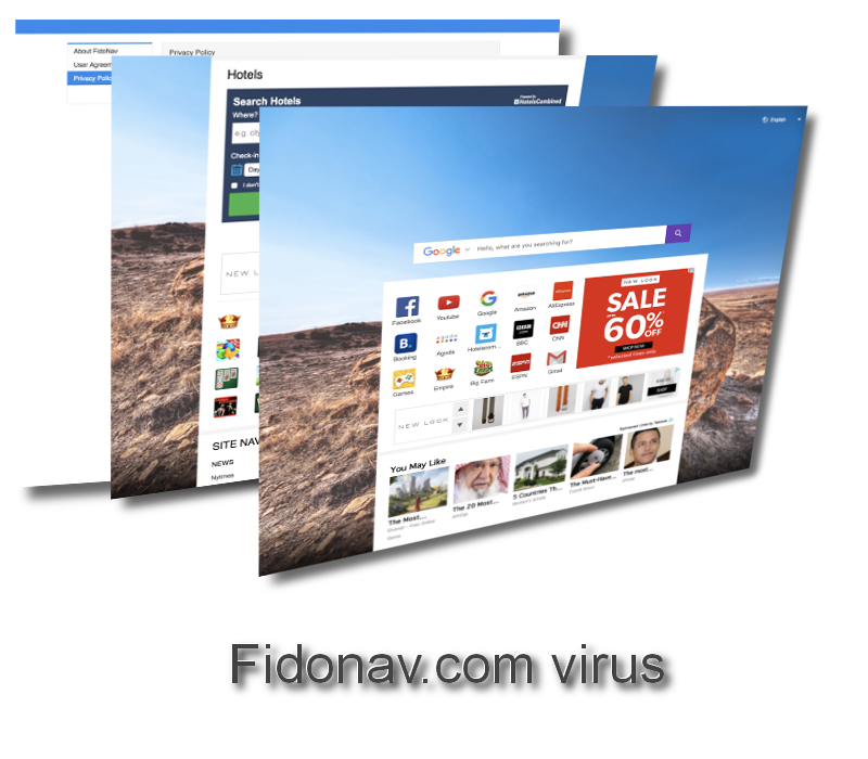 Fidonav.com virus remove