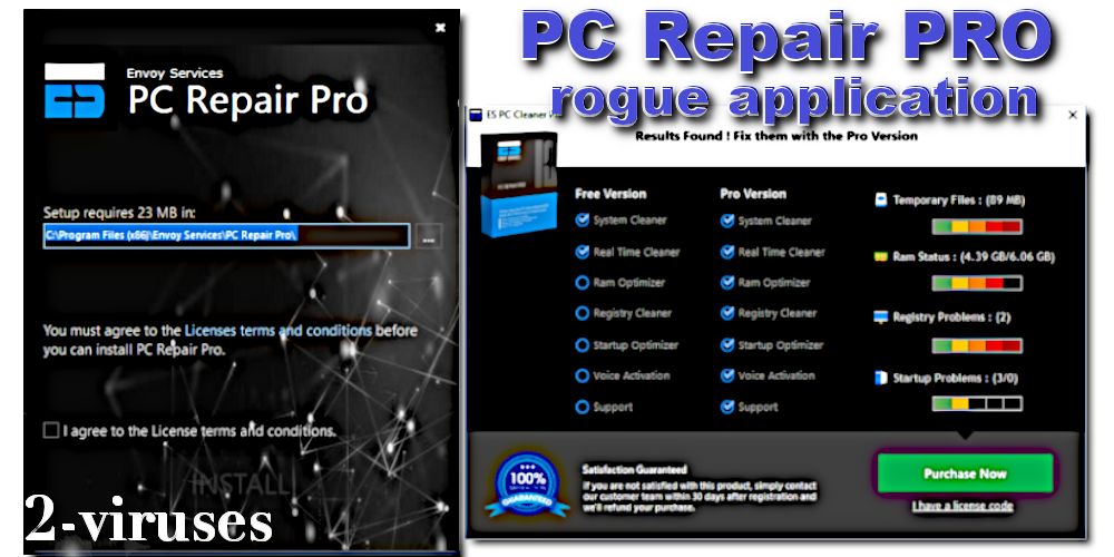 PC Repair PRO rogue application scanner