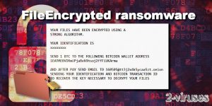 El ransomware FileEncrypted