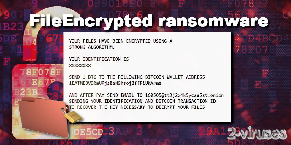 fileencrypted ransomware virus ransom note