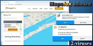 El adware MapsFox