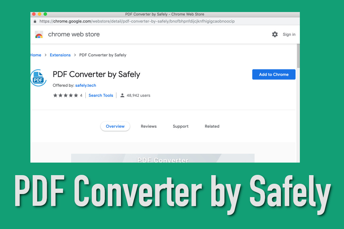 PDF Converter by Safely removal