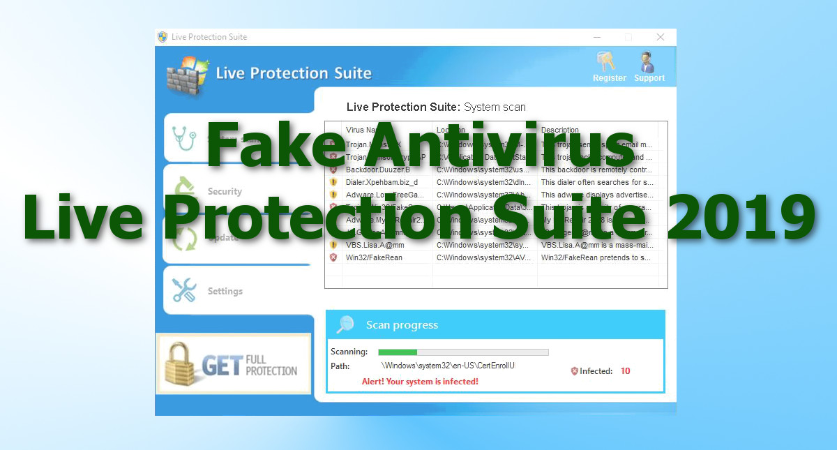 Live Protection Suite screenshot