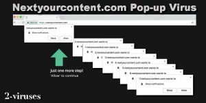 El virus Pop-up Nextyourcontent.com