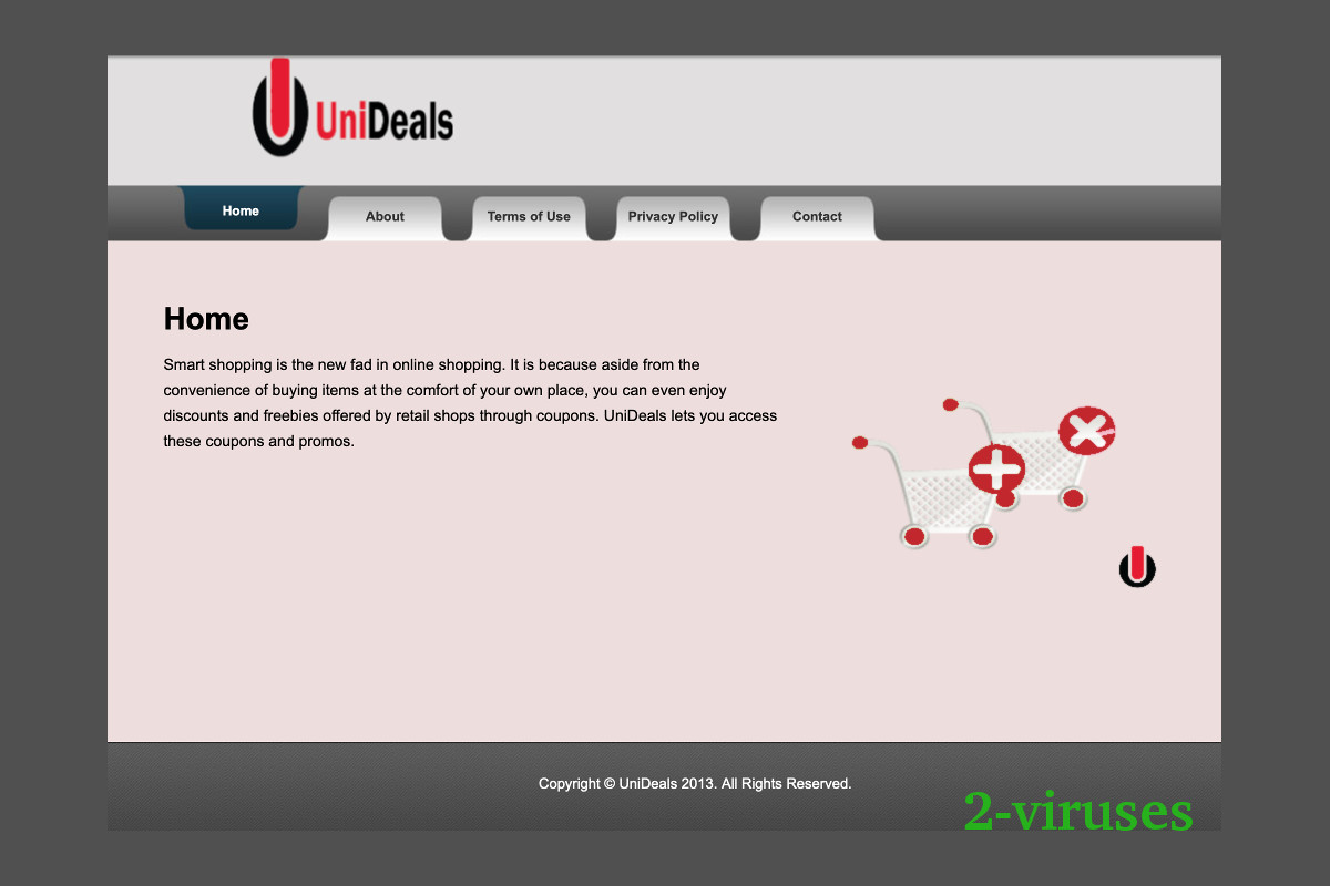 UniDeals home page