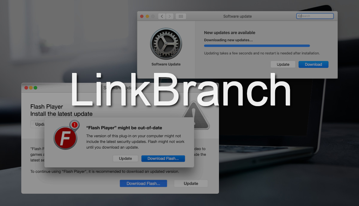 LinkBranch spreads via fake Flash Player updates.