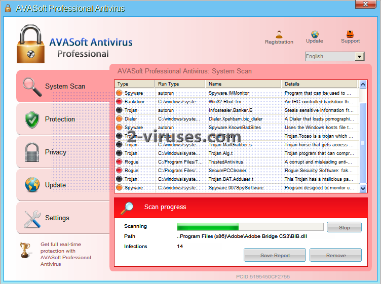 AVASoft Antivirus Professional