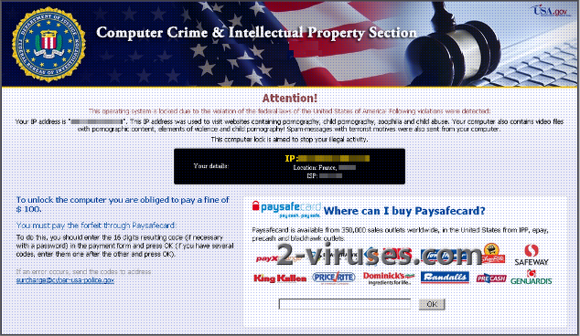 Virus Computer Crime & Intellectual Property Section