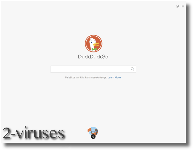 DuckDuckGo search page