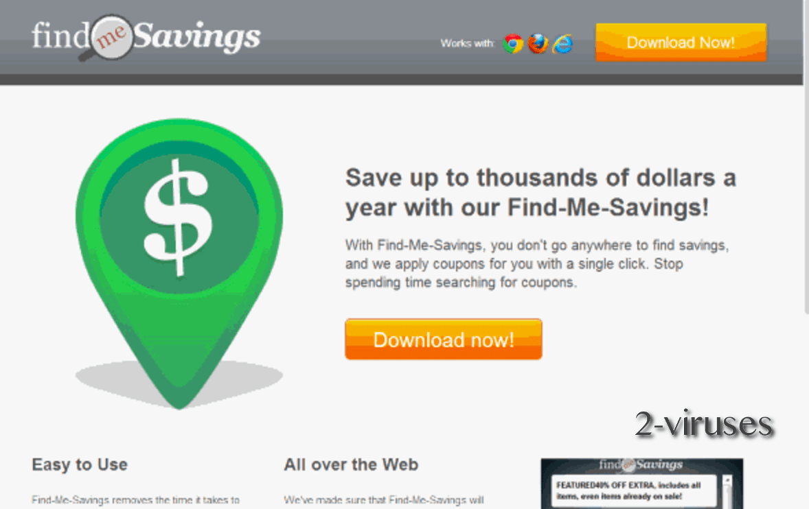 Findmesavings adware virus remove