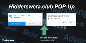 La ventana emergente de Hidderswera.club