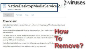 El virus NativeDesktopMediaService
