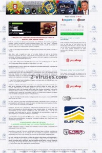 Virus Polícia Judiciária de Portugal