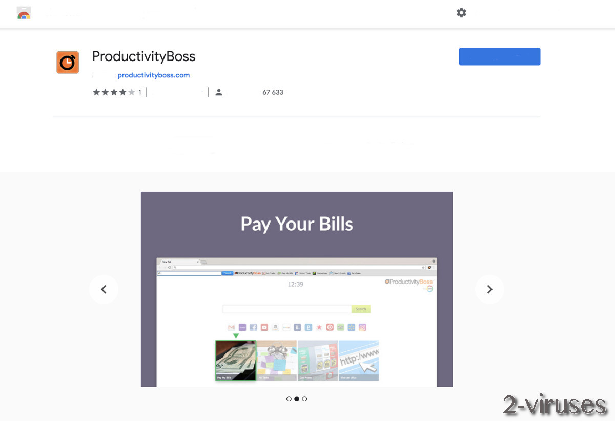 ProductivityBoss Virus Distribution