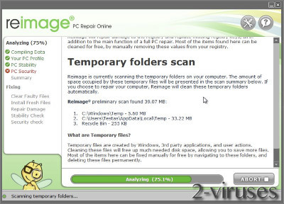 Reimage Junk Files Removal
