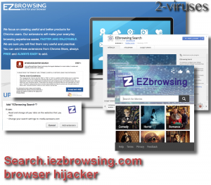 El secuestrador de navegador Search.iezbrowsing.com
