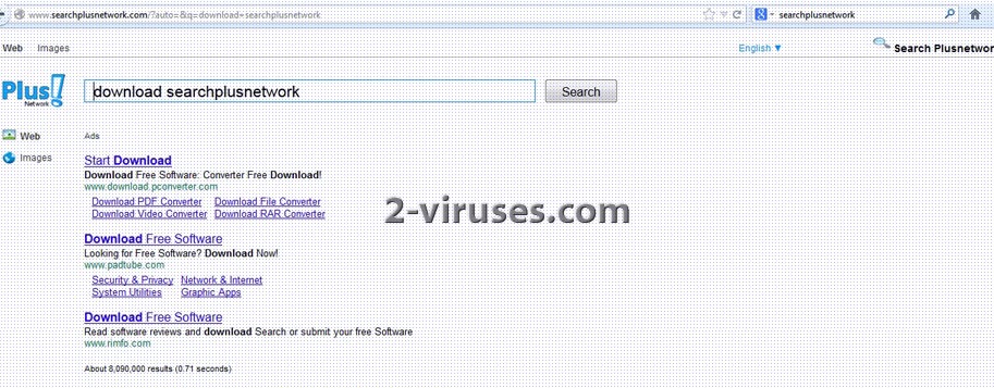 Virus SearchPlusNetwork