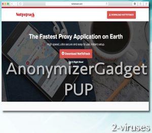 AnonymizerGadget PUP