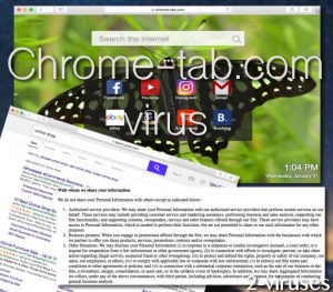 El virus Chrome-tab.com