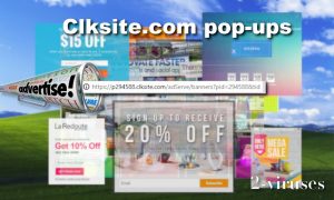 Clksite.com pop-ups