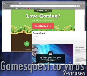 El virus Gamesquest.co