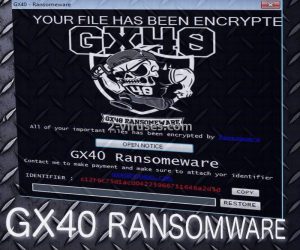 El ransomware GX40