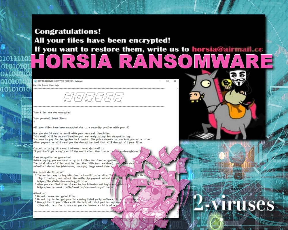 Horsia ransomware virus