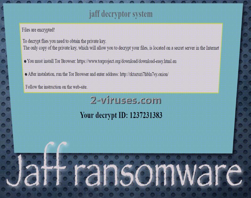 Jaff ransomware virus