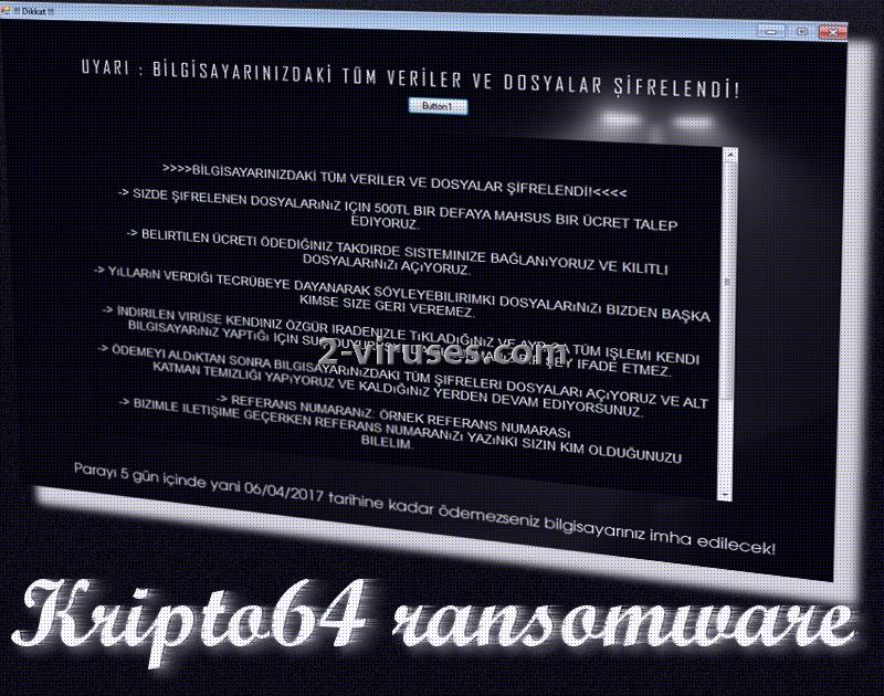 El ransomware Kripto64