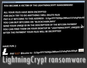 El ransomware LightningCrypt