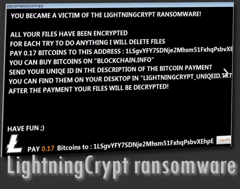 LightningCrypt virus