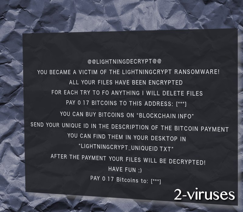 LightingCrypt ransomware