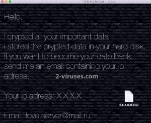El ransomware LoveServer