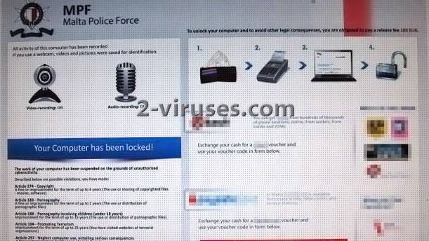 Malta Police Force virus