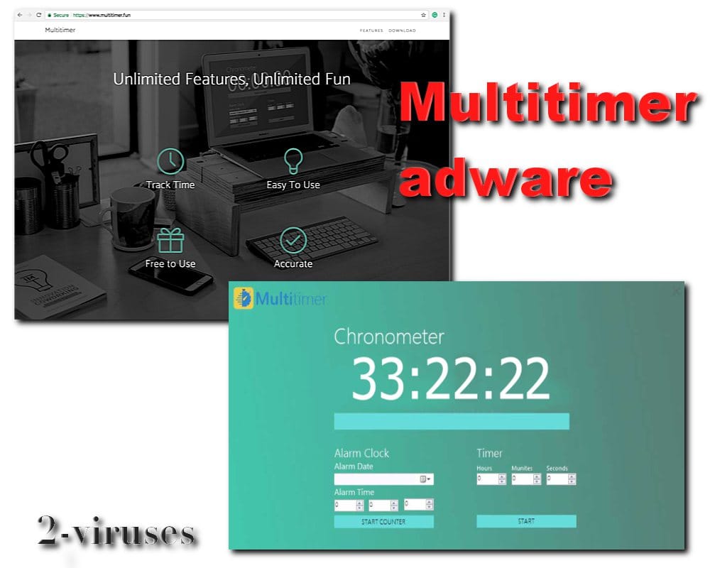 Multitimer adware virus