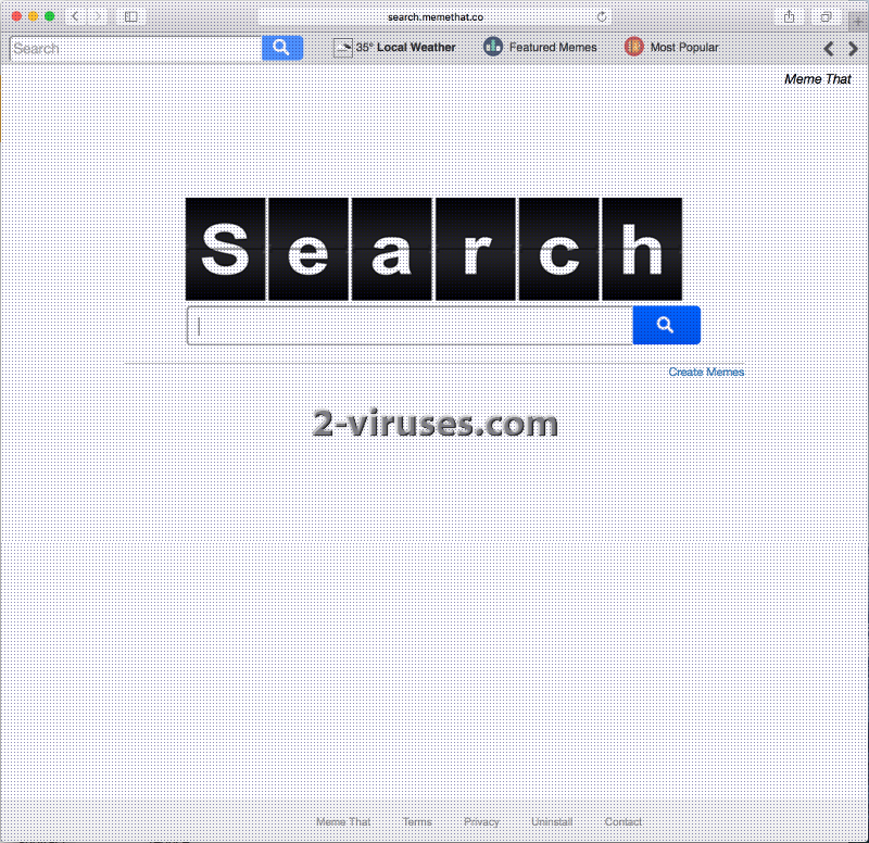 El virus Search.memethat.co