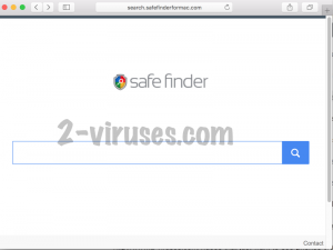 El virus Search.safefinderformac.com