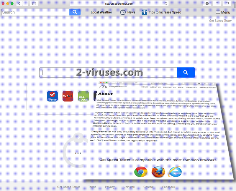 El virus Search.searchgst.com