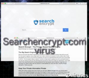 El virus Searchencrypt.com