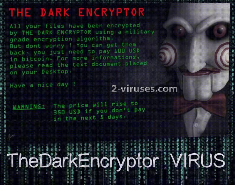 TheDarkEncryptor ransomware virus