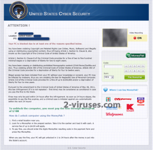United States Cyber Security Virus