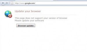 La alerta ‘Update your browser’