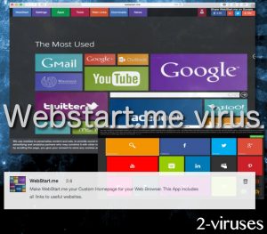 El virus Webstart.me