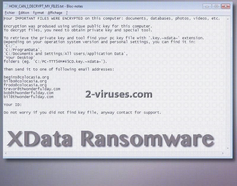 El ransomware XData