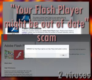 La estafa “Your Flash Player might be out of date”