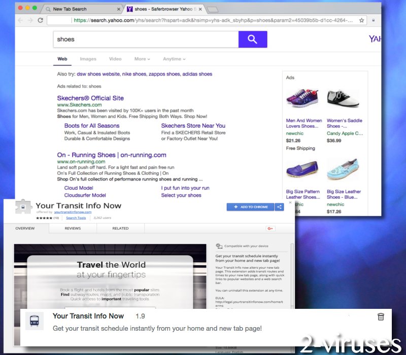 Yourtransitinfonow.com virus